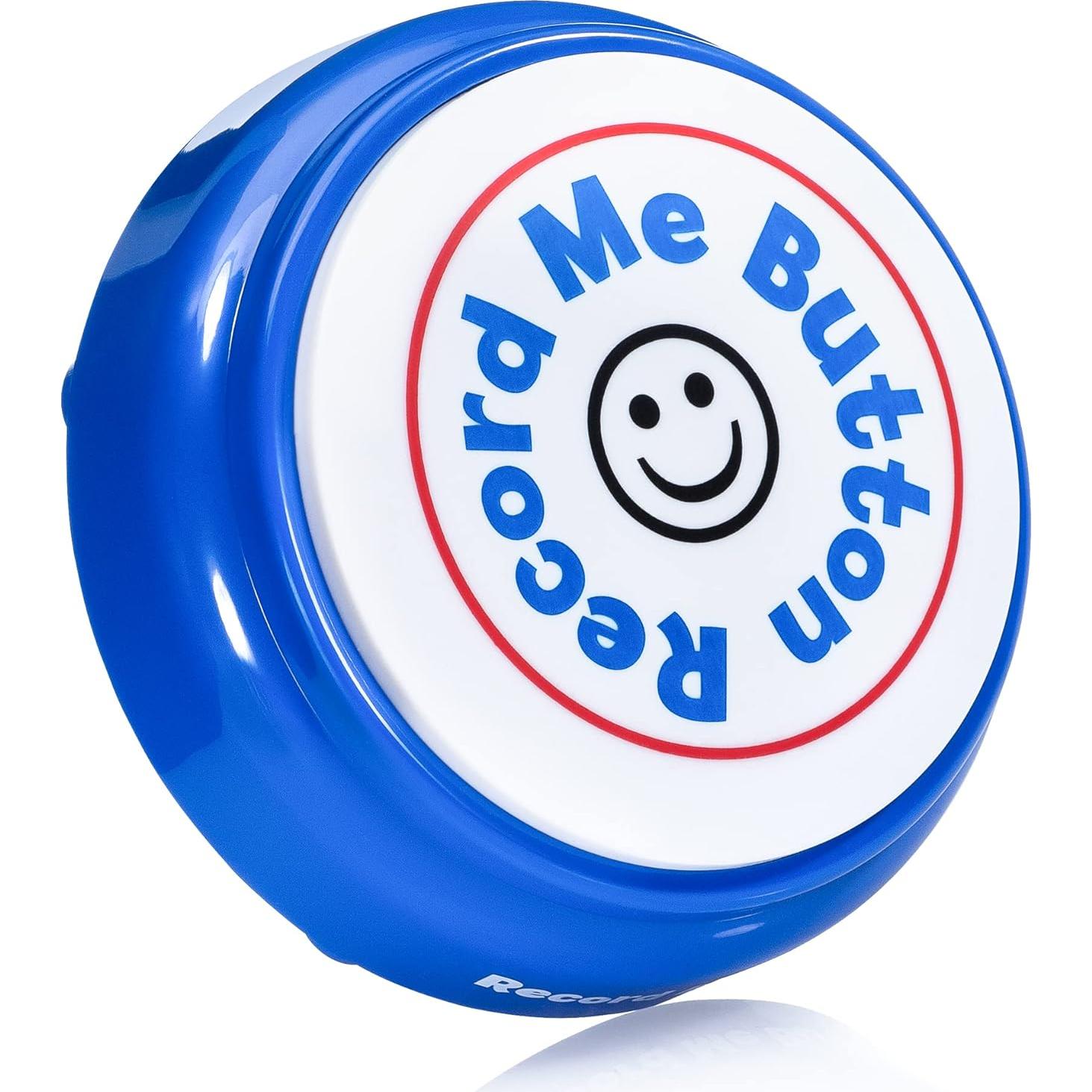 Botón Grábame Azul - Grabador de Audio 30 Segundos