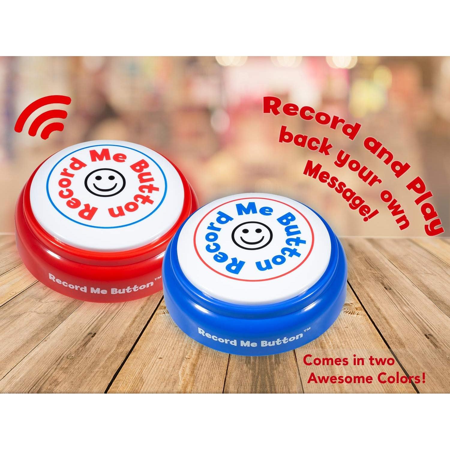 Botón Grábame Azul - Grabador de Audio 30 Segundos