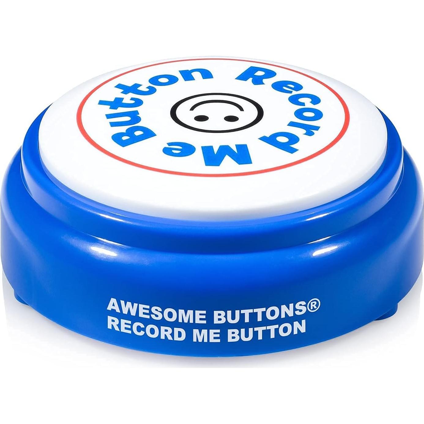 Botón Grábame Azul - Grabador de Audio 30 Segundos