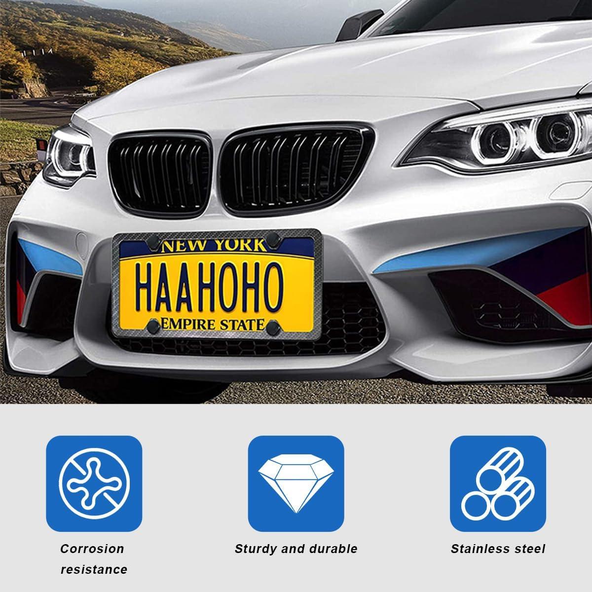 Tornillos Antirrobo para Placas de Matrícula MUQIDA - Acero Inoxidable