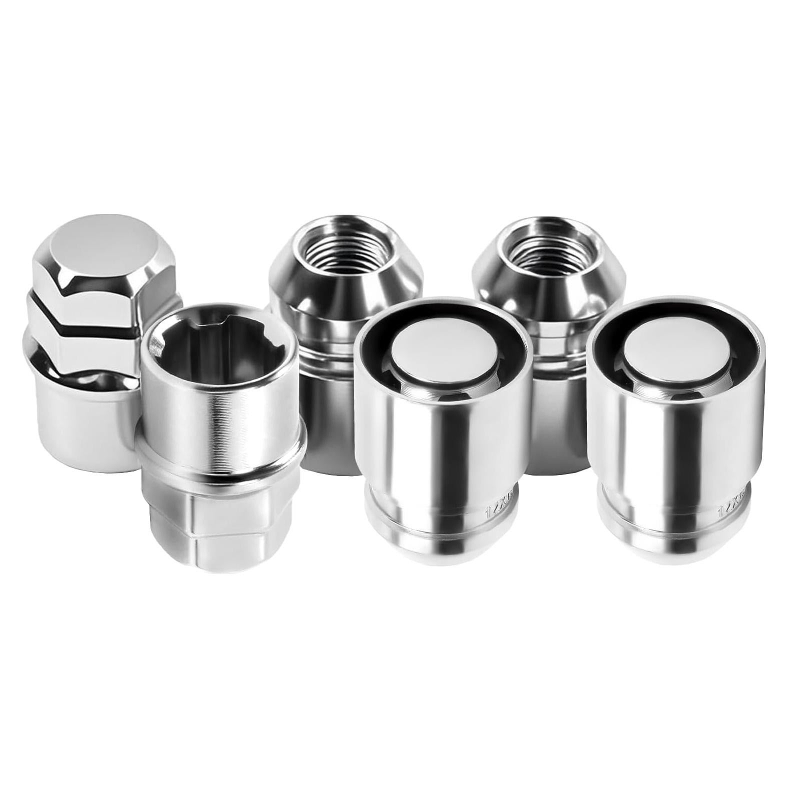 Tuercas de Llanta M12x1.5 SKCOAUTO Juego de 4 con Llave