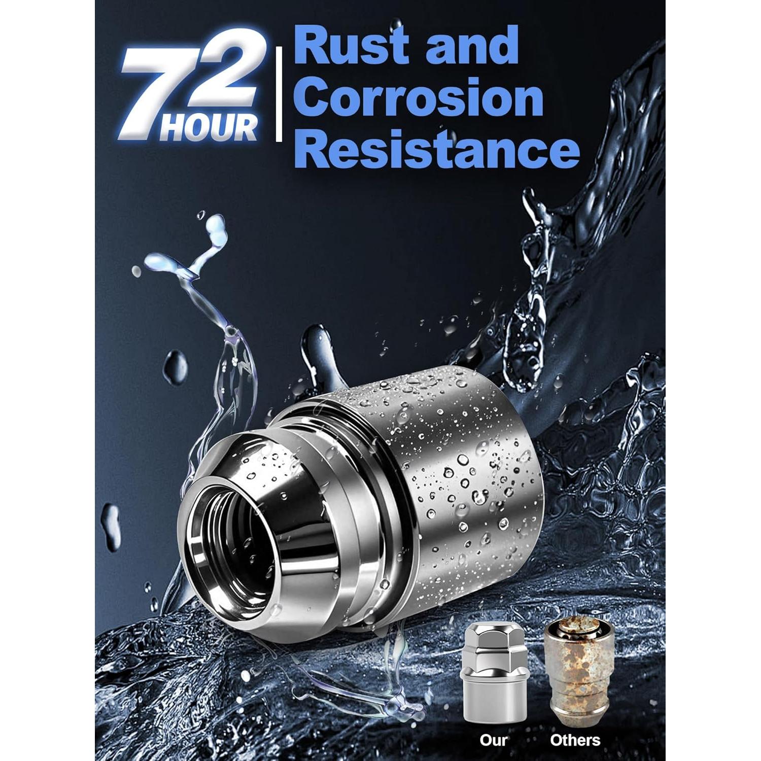 Tuercas de Llanta M12x1.5 SKCOAUTO Juego de 4 con Llave