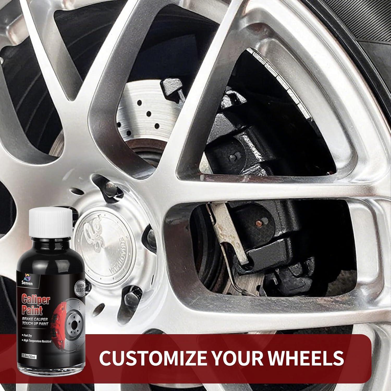 Pintura de Caliper de Freno SENVEN Negra Brillante 44.36ml