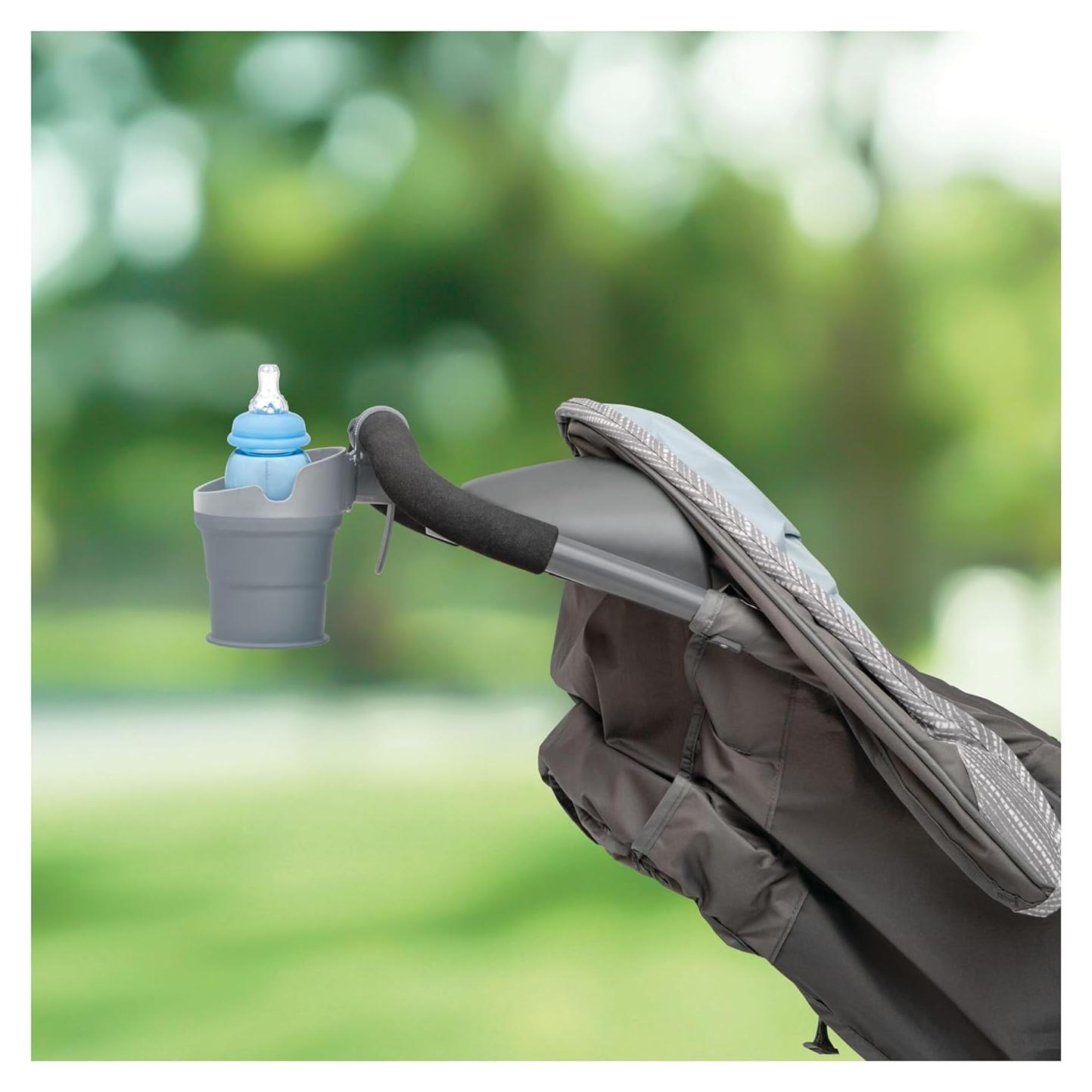 Soporte Plegable para Tazas Nuby Gris - Multiuso y Ajustable