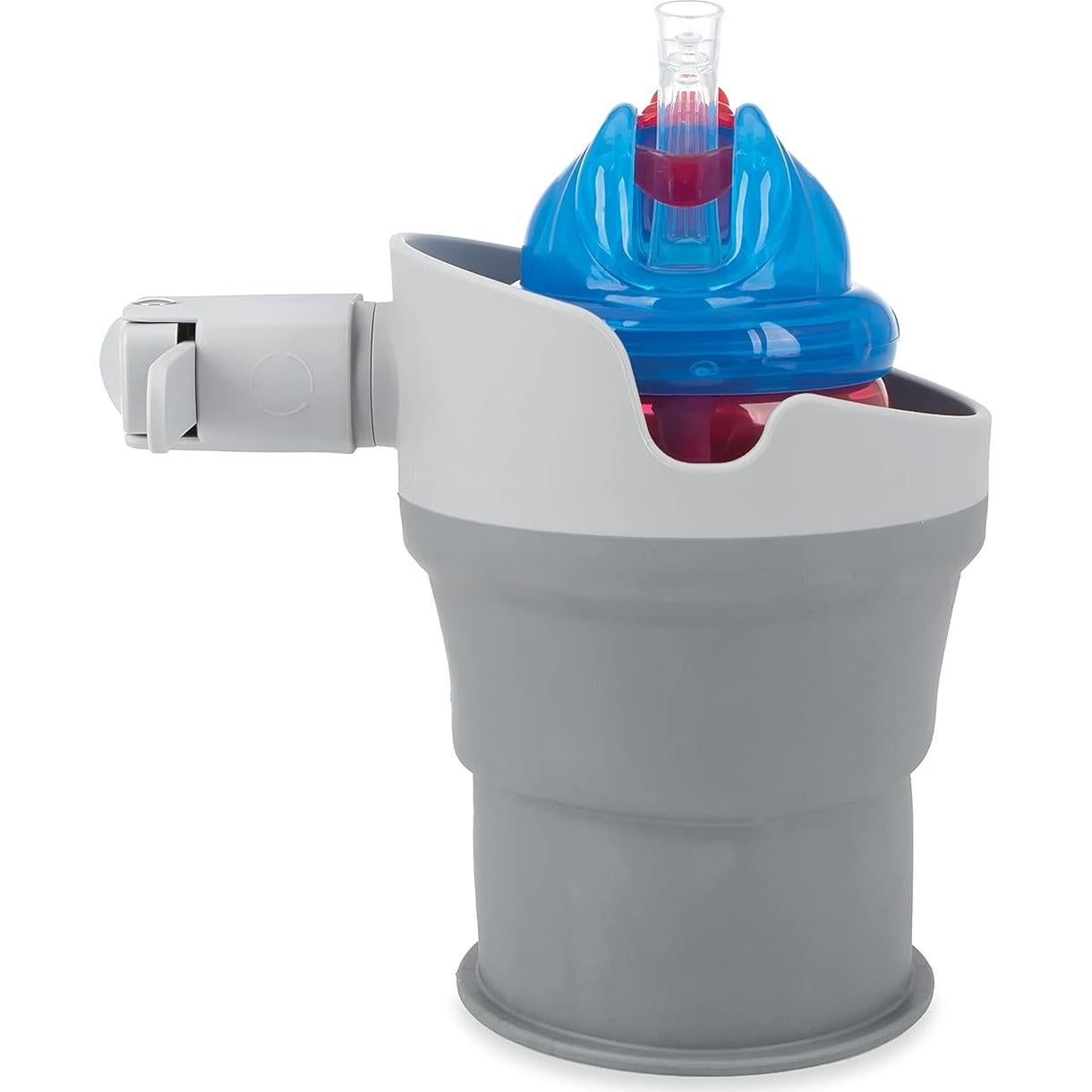 Soporte Plegable para Tazas Nuby Gris - Multiuso y Ajustable