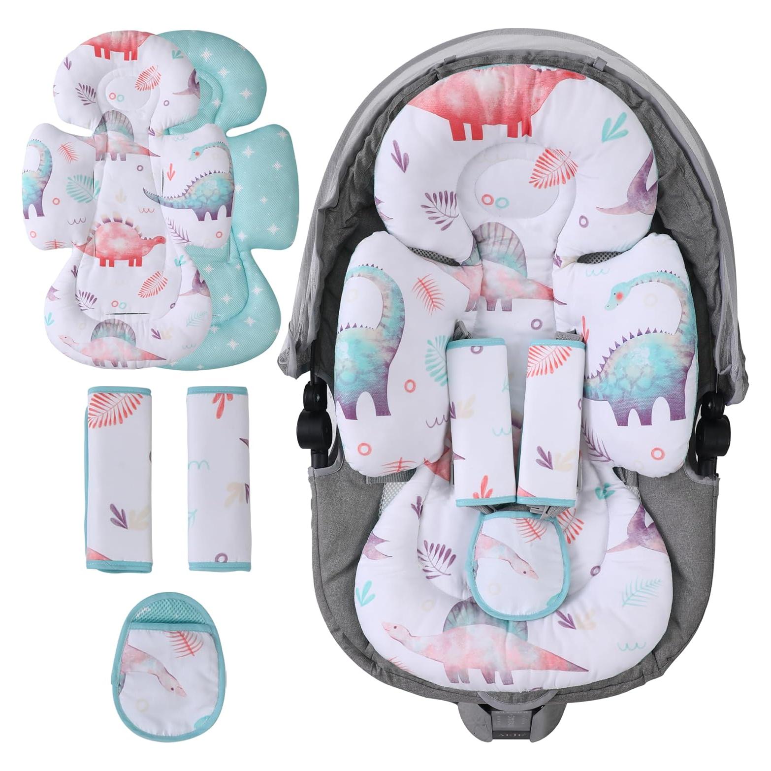 Inserto para Asiento de Auto E1F1NN DOT para Bebés - Soporte Cabeza y Cuerpo