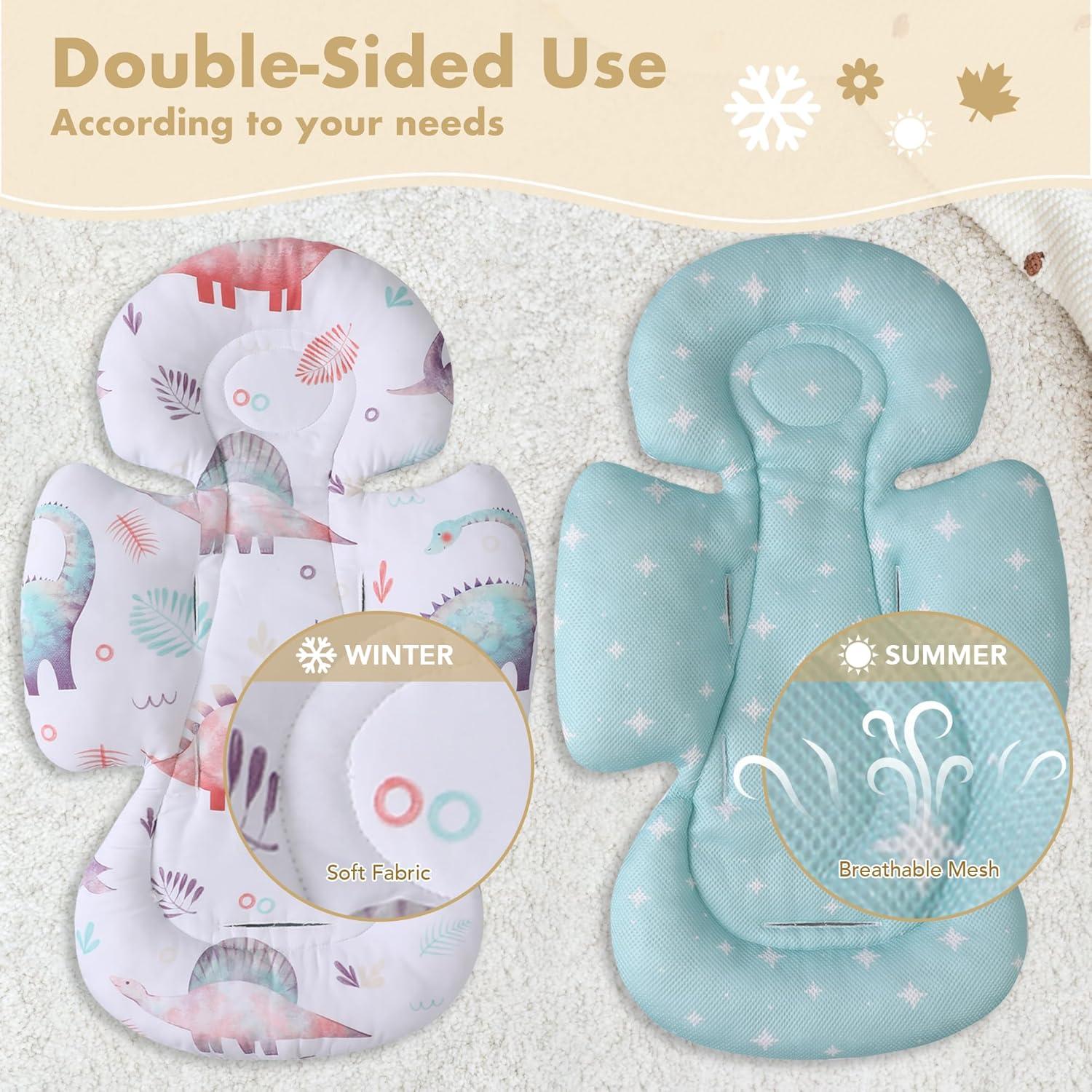 Inserto para Asiento de Auto E1F1NN DOT para Bebés - Soporte Cabeza y Cuerpo