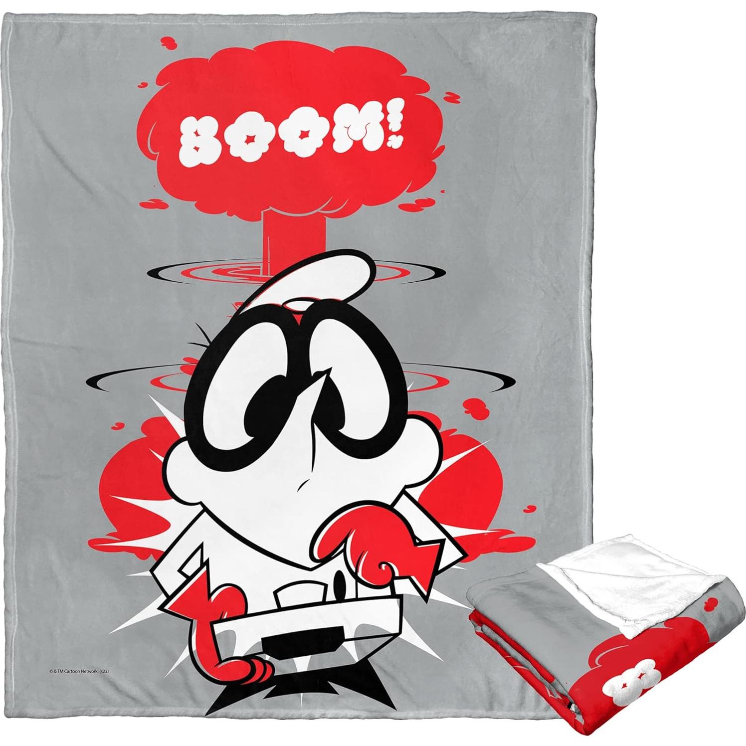 Manta de Toque de Seda Northwest Dexter's Lab 127x152 cm Boom