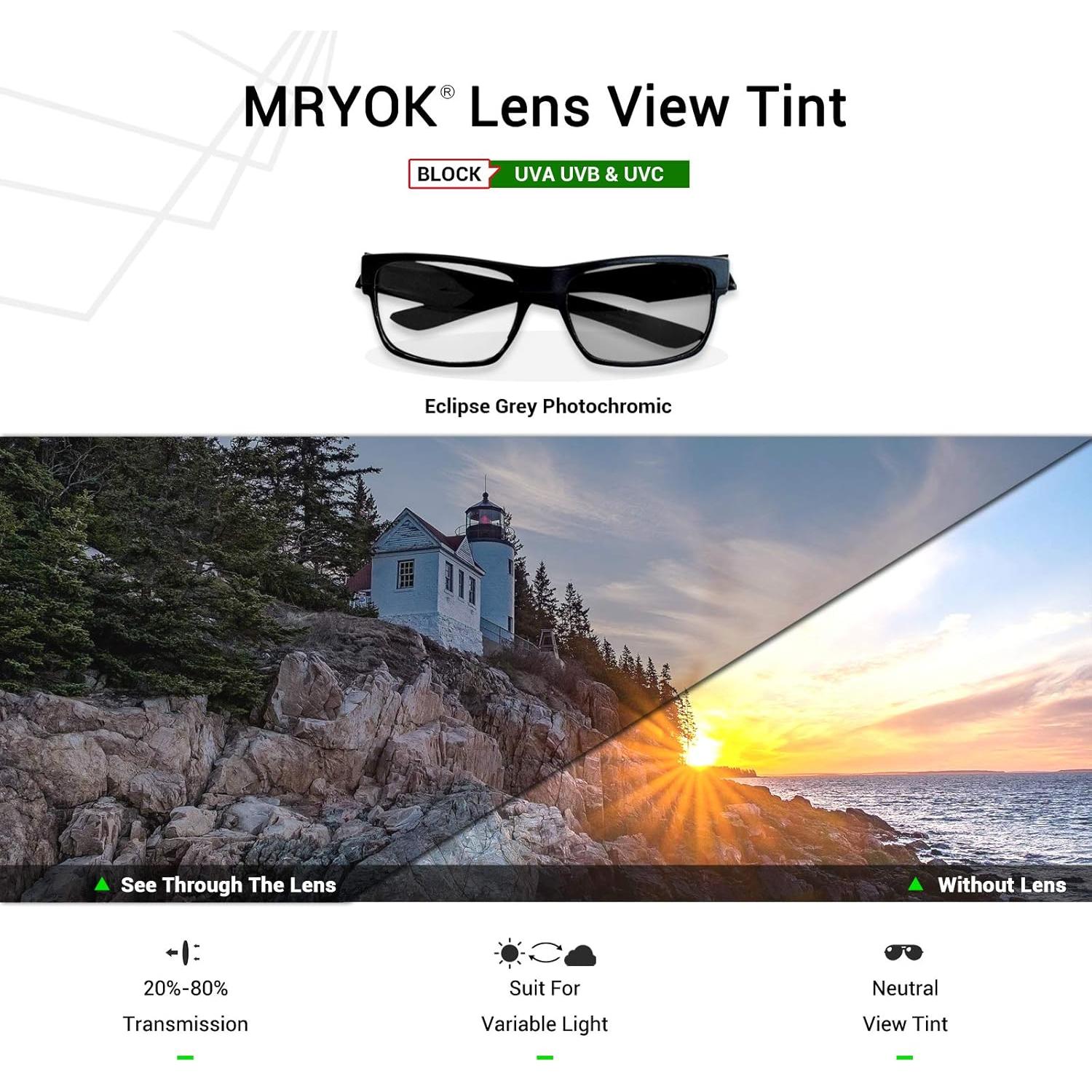 Lentes de Reemplazo Mryok para Oakley Drop In OO9232 58mm