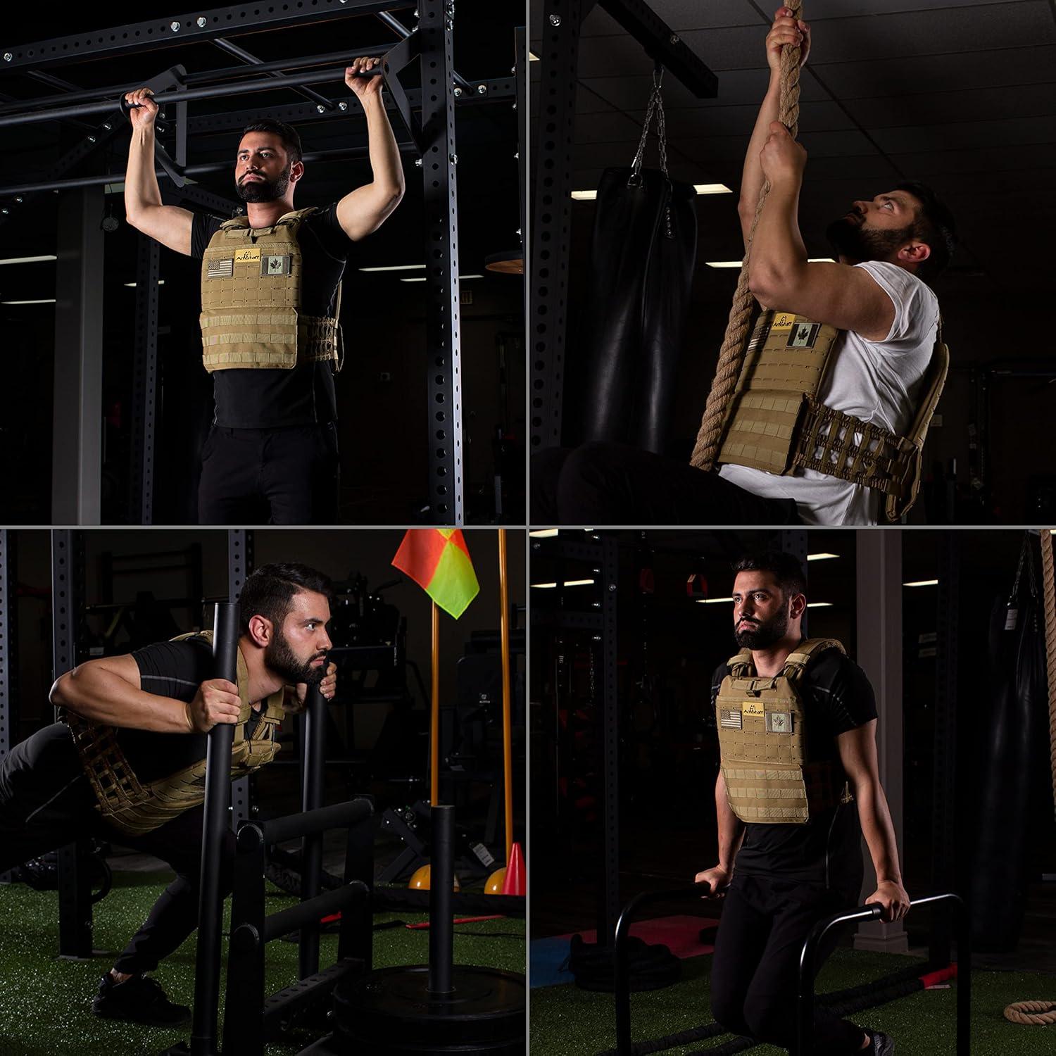 Placas de Peso Táctico AmStaff Fitness 5 kg - Entrenamiento Fuerza