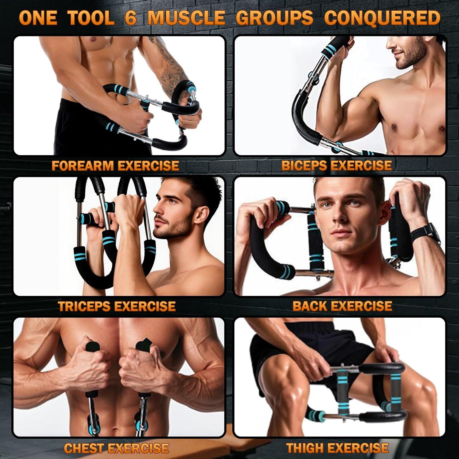 Entrenador de Brazos Twister Qxeutm Ajustable 3 Niveles Resistencia