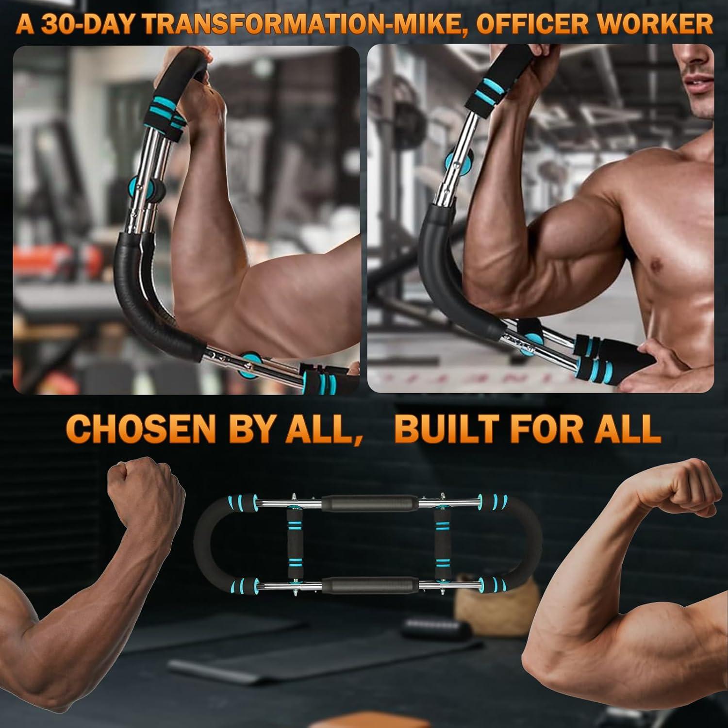 Entrenador de Brazos Twister Qxeutm Ajustable 3 Niveles Resistencia