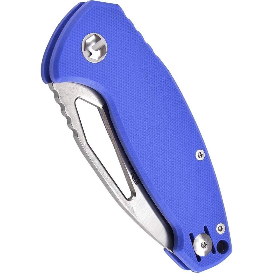 Cuchillo Plegable Harnds CK6120 Azul con Hoja de Acero AUS-8