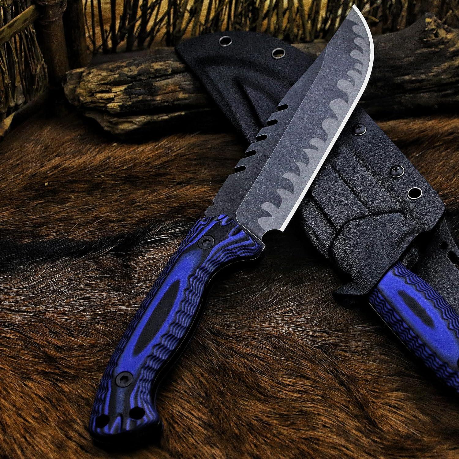 Cuchillo de Caza BA-KOR BA-JBA 31.5cm Acero 9CR18MoV G10