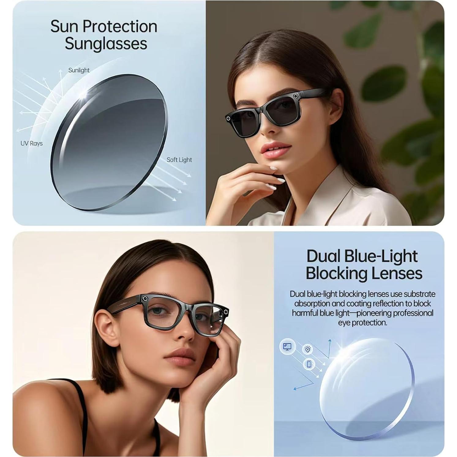 Gafas Inteligentes KLSYQ W610 con Cámara 32 MP y AI