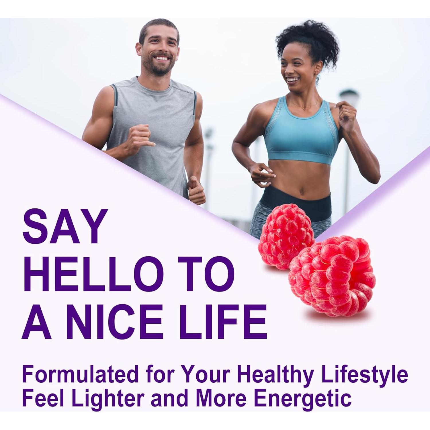 Gomitas de Citrato de Magnesio Zetelixia 120 Unidades Sabor Frambuesa