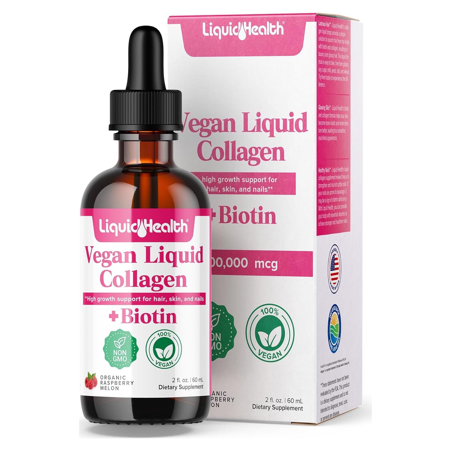 Colágeno Líquido Vegano Liquid Health 59.15 ml - Biotina