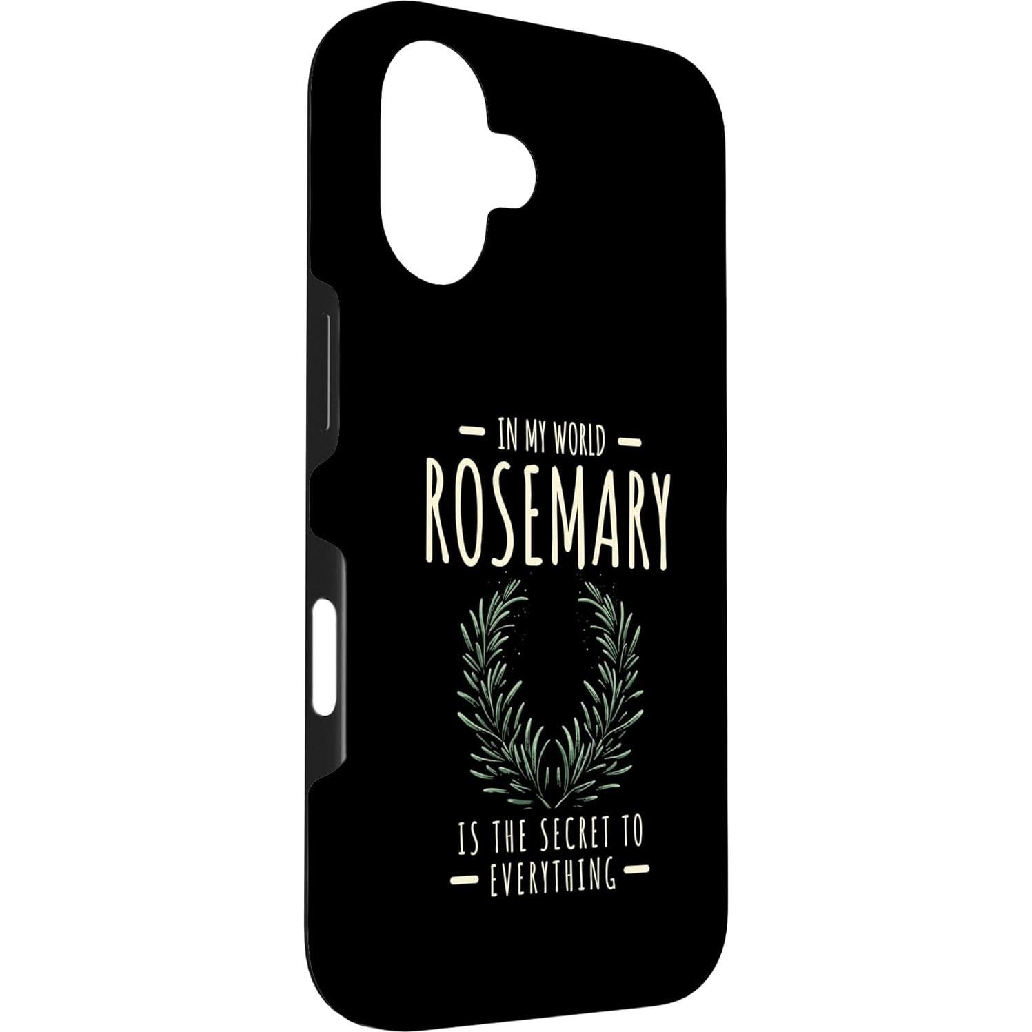 Funda Protectora iPhone 16 Medicina Herbal Romero