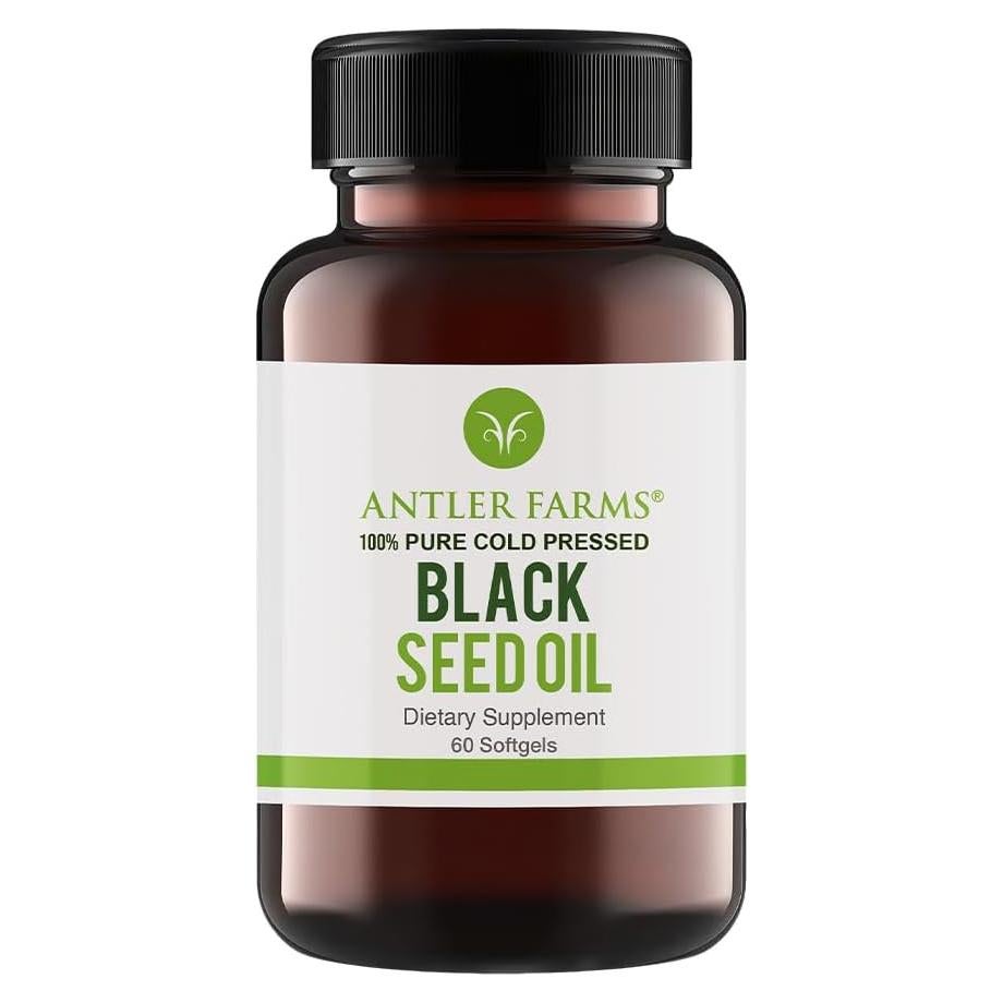 Cápsulas de Gel Suave Antler Farms Aceite Semilla Negra 60u