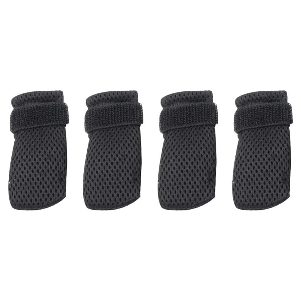 Cubiertas de patas de gato Ipetboom negras 8x7cm antiescarificación