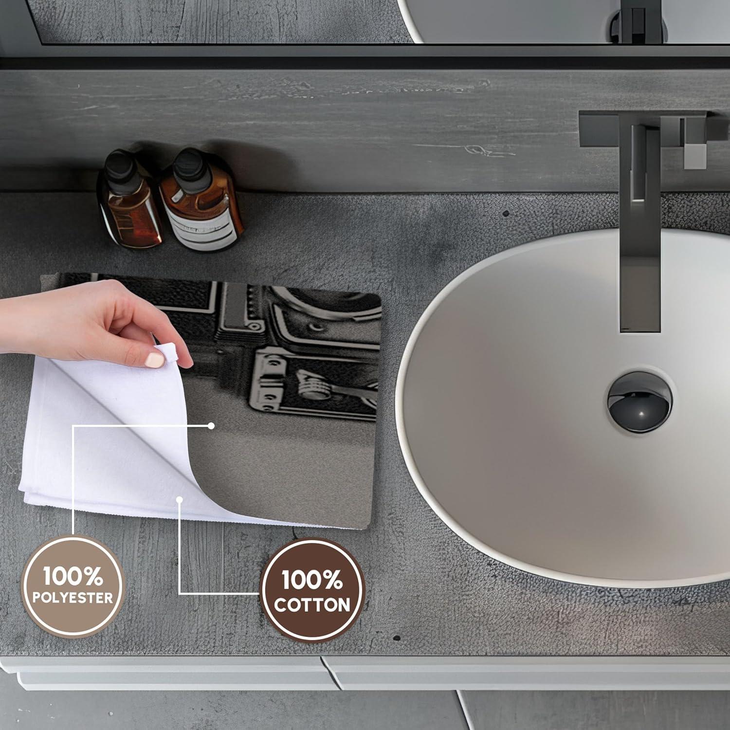 Toalla de Mano 3dRose Vintage Cámara Reflex 38x56 cm