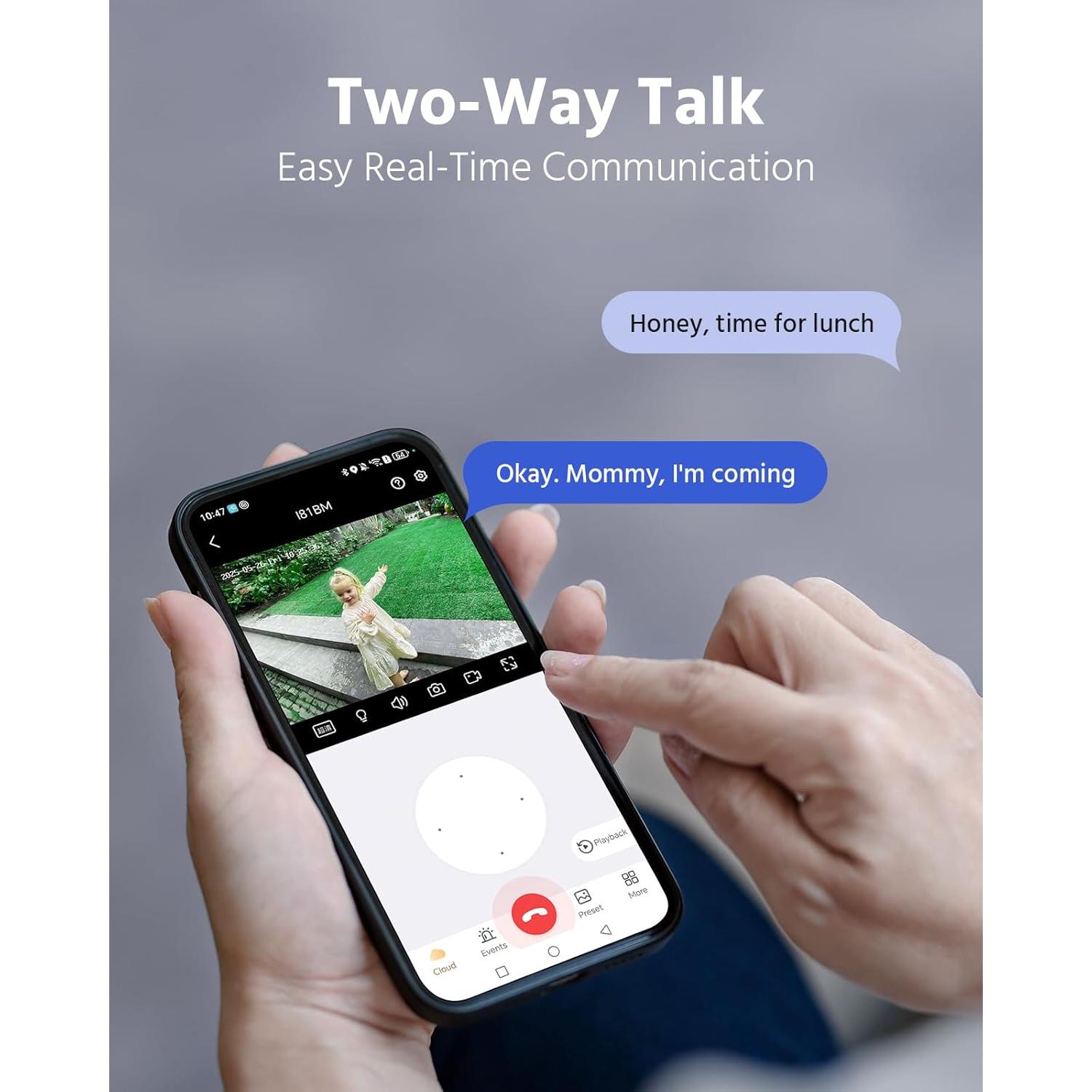 Cámara de Seguridad Inalámbrica Solar ANNKE 5MP con 2 Cámaras 4MP