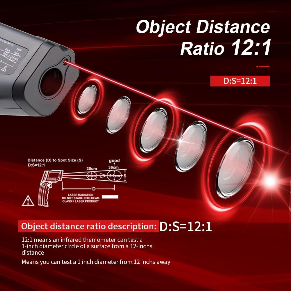 Termómetro Infrarrojo Kaemeasu KM-380 -50 a 380°C Preciso