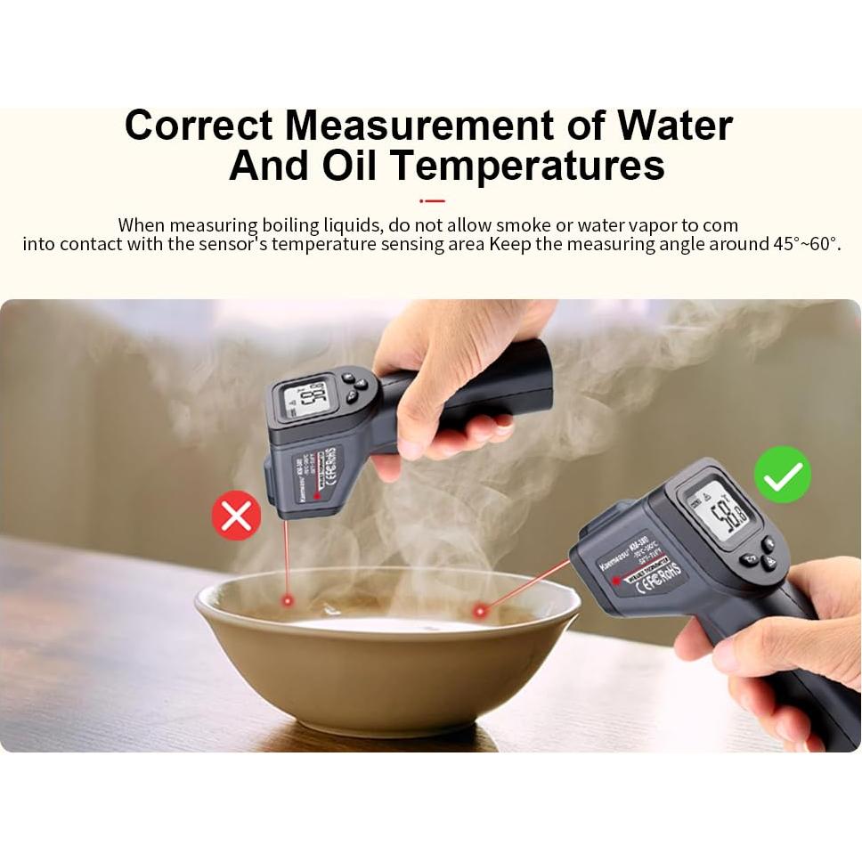 Termómetro Infrarrojo Kaemeasu KM-380 -50 a 380°C Preciso