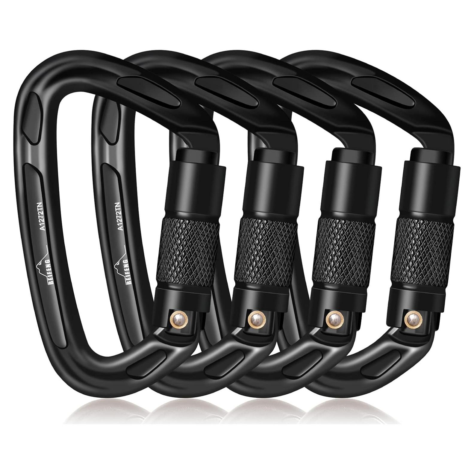 Mosquetón de Cierre Automático BEIFENG BF-A1272TN 25KN 4Pcs