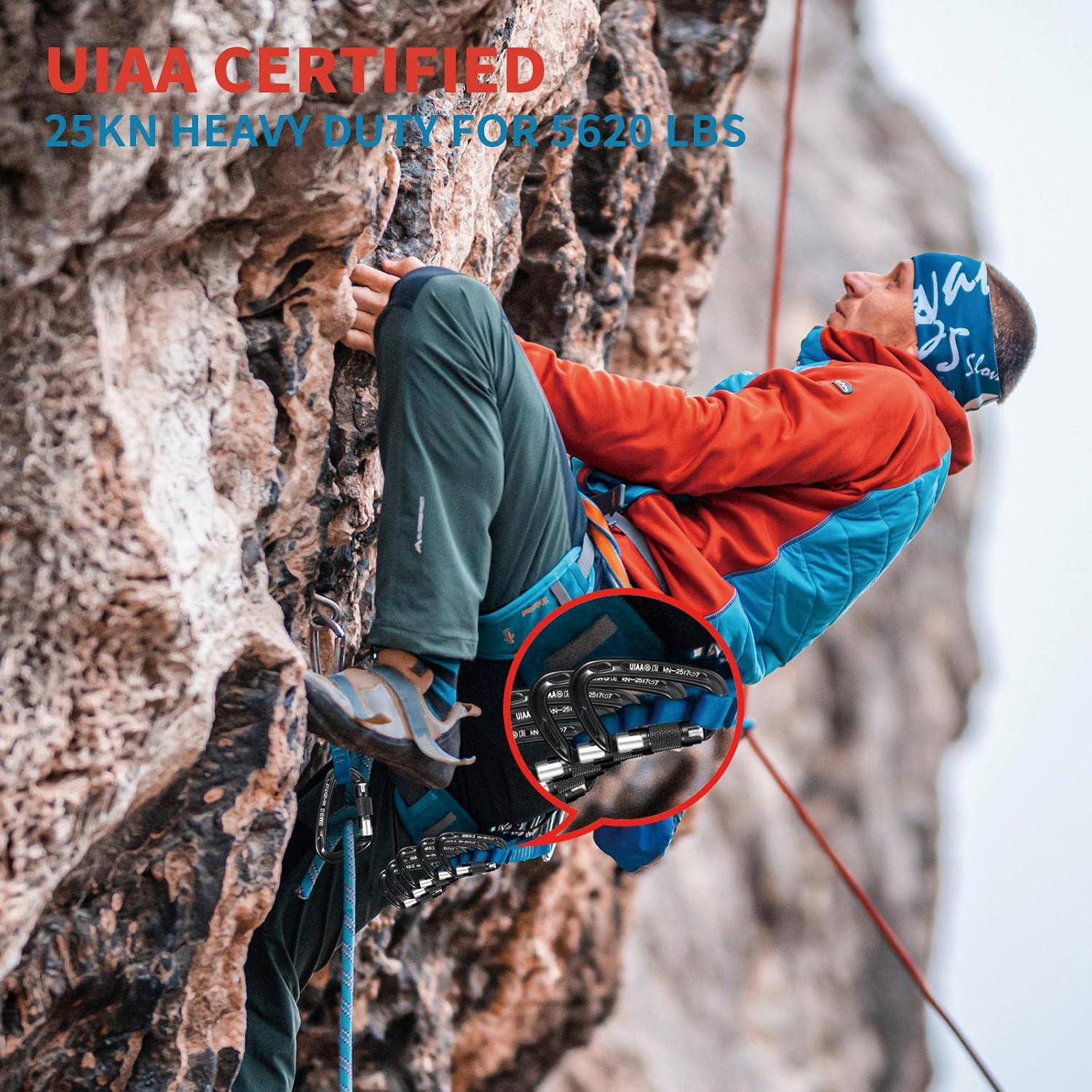 Mosquetón de Cierre Automático BEIFENG BF-A1272TN 25KN 4Pcs