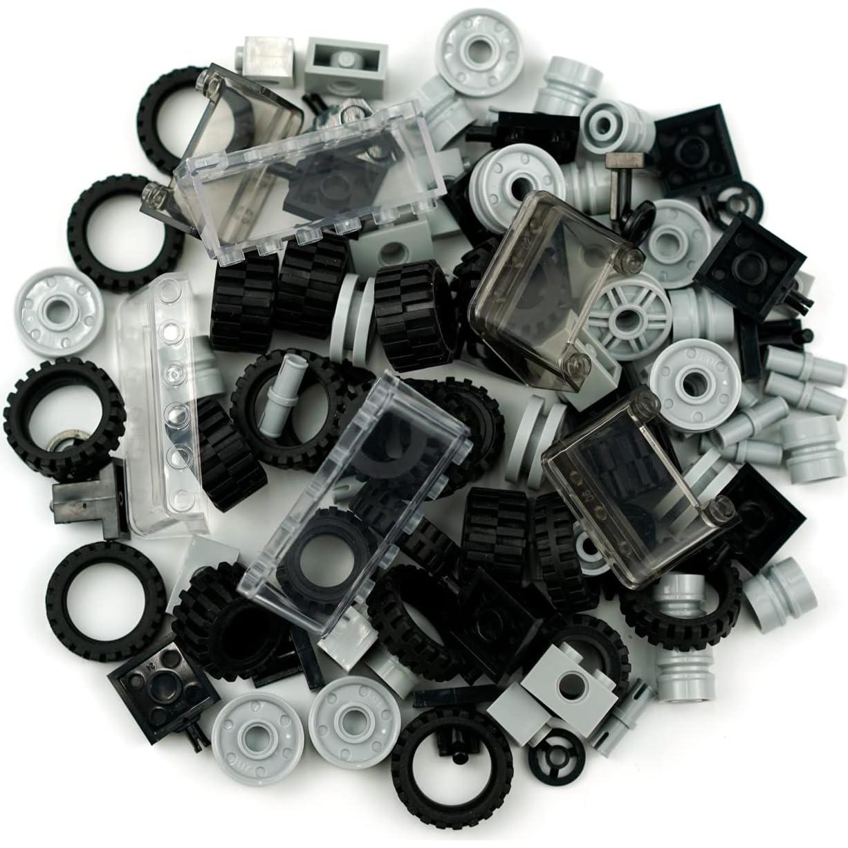 Conjunto de Ruedas y Ejes 102 Piezas Pamvava Juguete Educativo