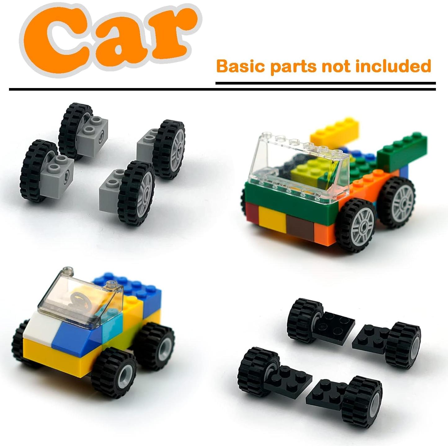 Conjunto de Ruedas y Ejes 102 Piezas Pamvava Juguete Educativo