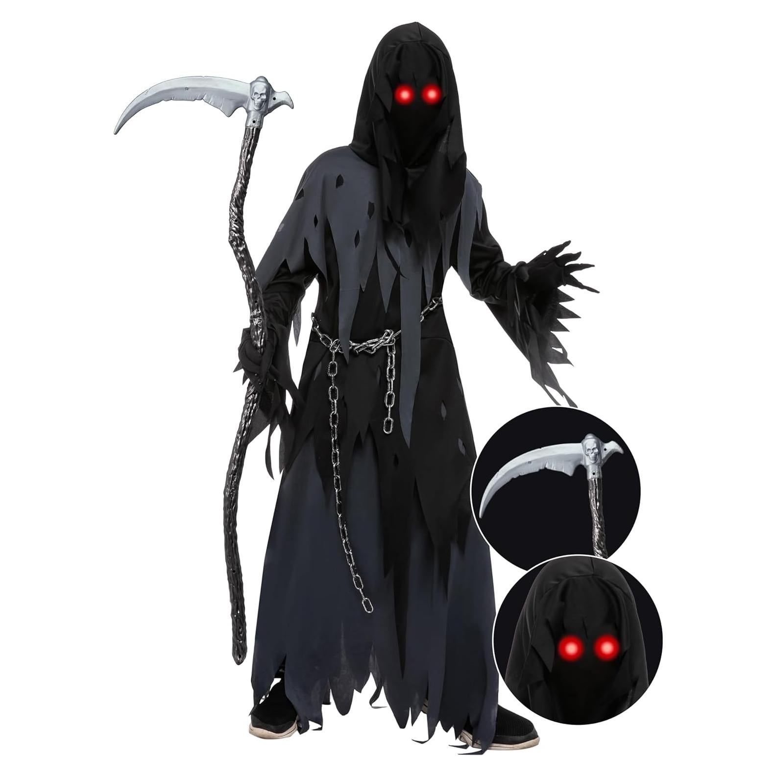 Disfraz de Segador Brillante Spooktacular para Niños 5-7 años