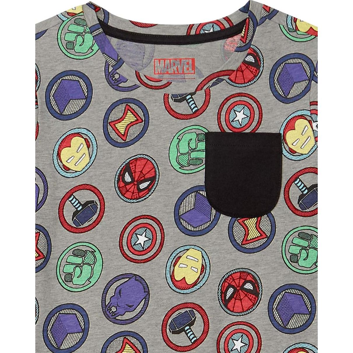 Camisetas Manga Corta Niños Amazon Essentials 4 Pzs Marvel