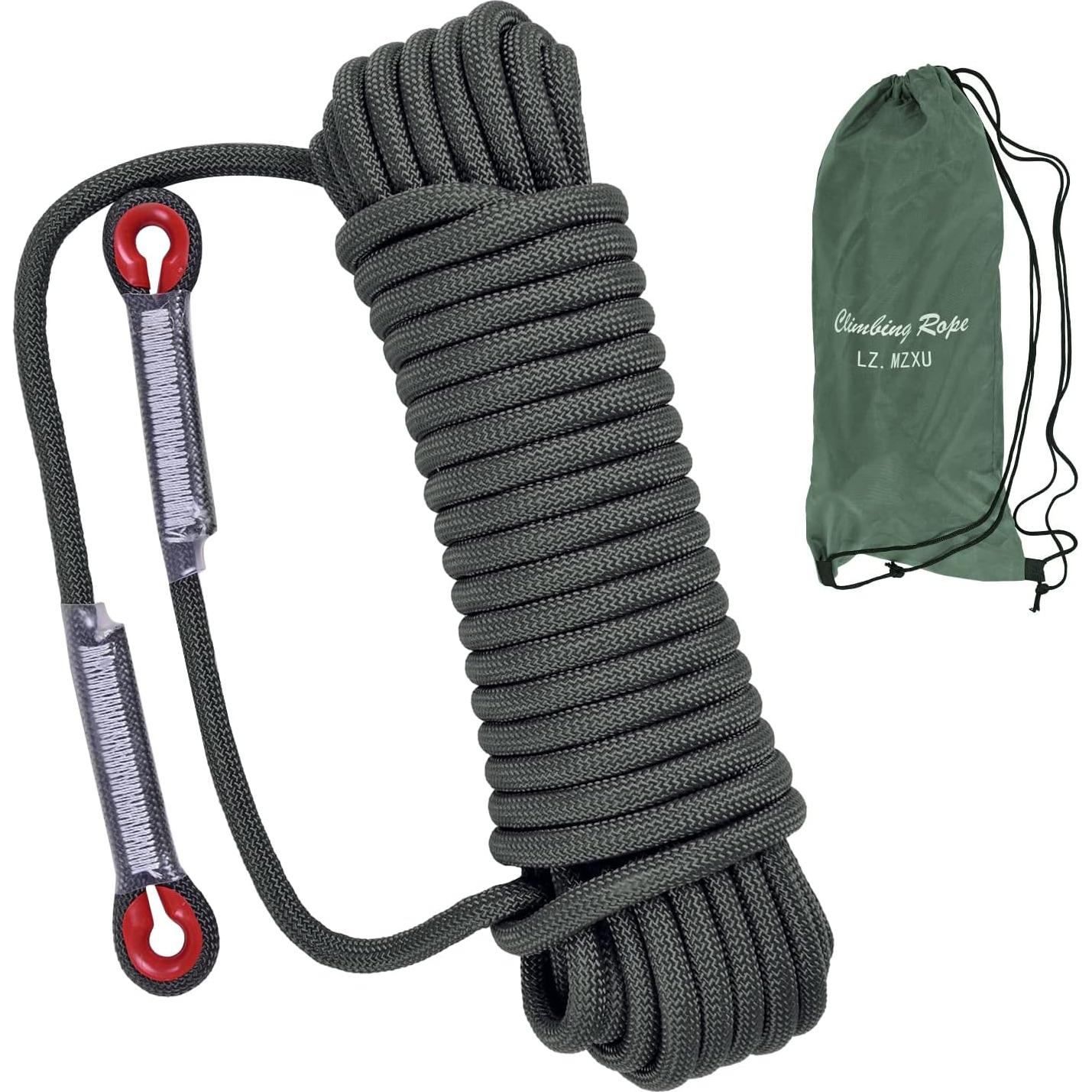 Cuerda de Escalada LZ.MZXU 12mm 10M Negra Resistente