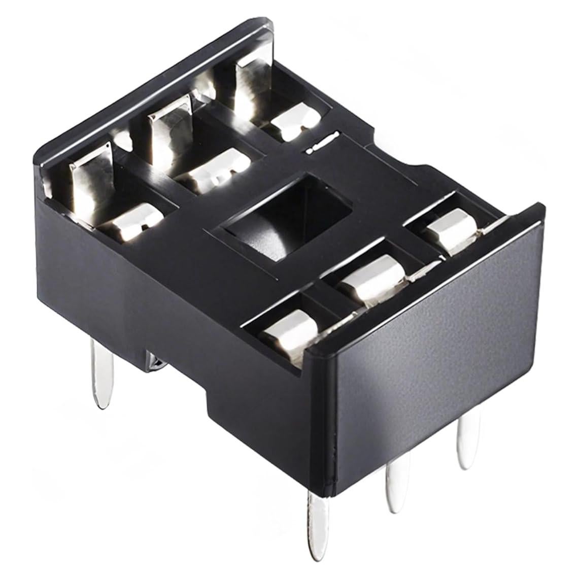 10 Piezas Zócalo IC DIP 6 Pines 2.54mm FOCMKEAS