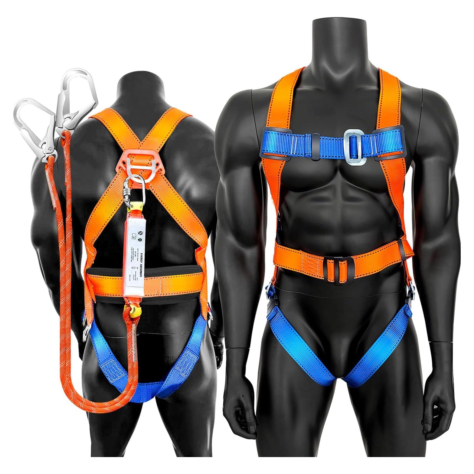 Arnés de Seguridad Glorouschu para Todo el Cuerpo - Naranja