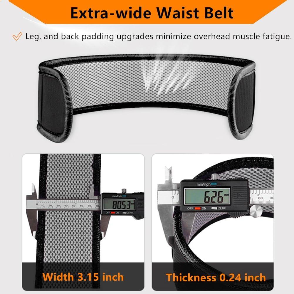 Arnés de Seguridad Glorouschu para Todo el Cuerpo - Naranja