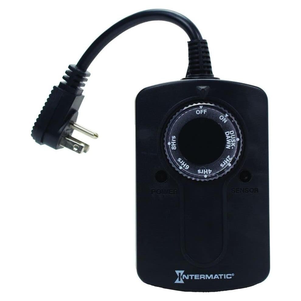 Temporizador Exterior Intermatic HB51K con Sensor de Luz 2 Salidas