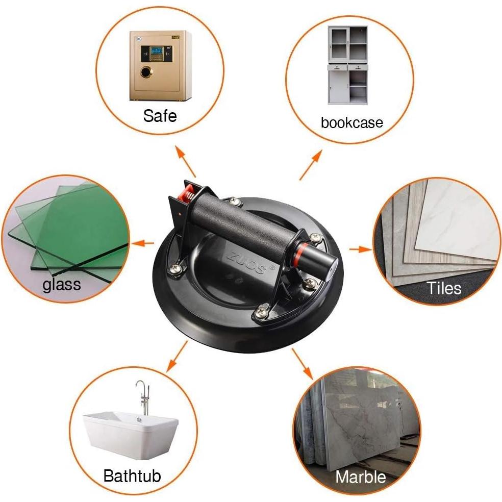 Ventosa de vidrio ZUOS 20 cm alta resistencia 236 kg