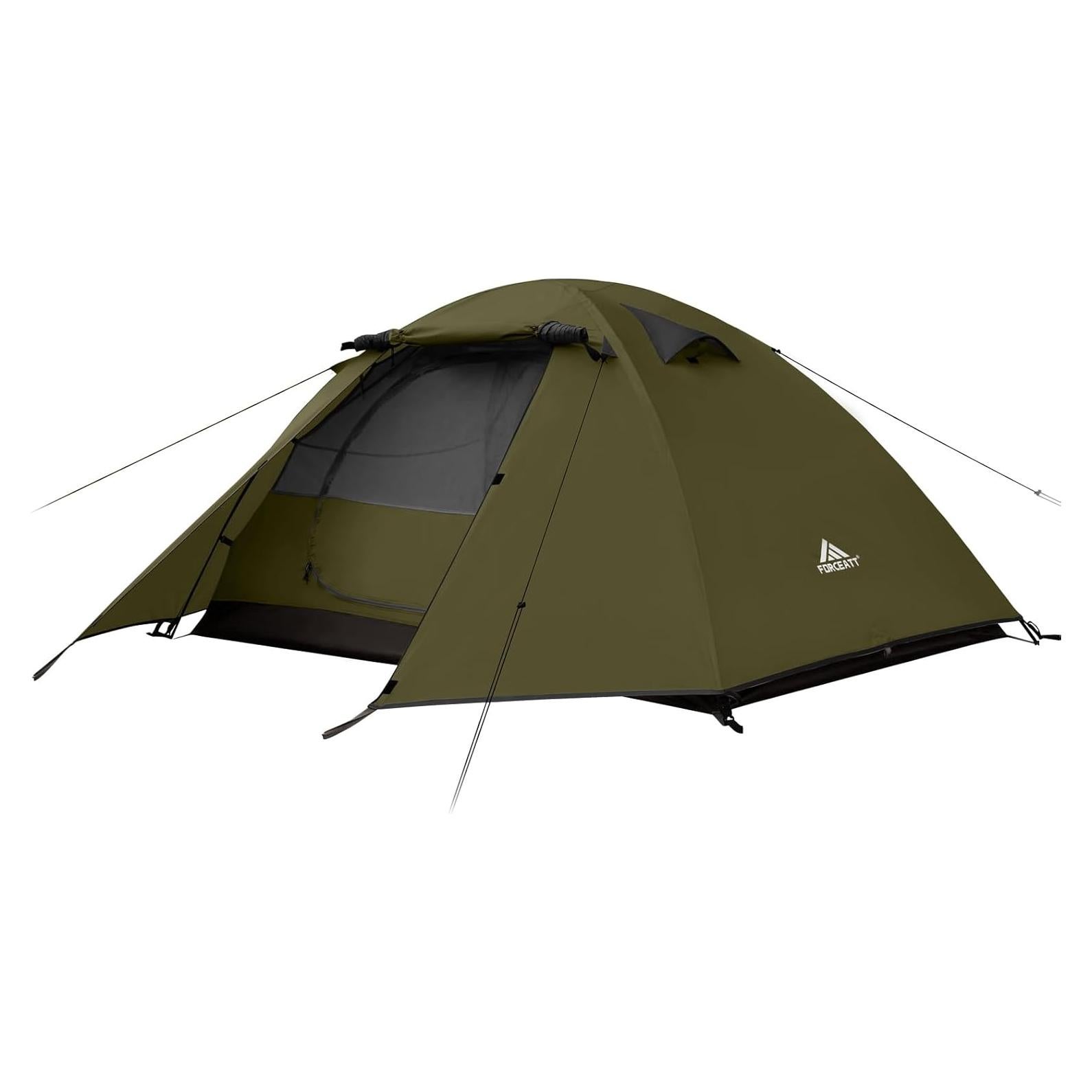 Carpa Forceatt 2 Personas Verde Militar Impermeable