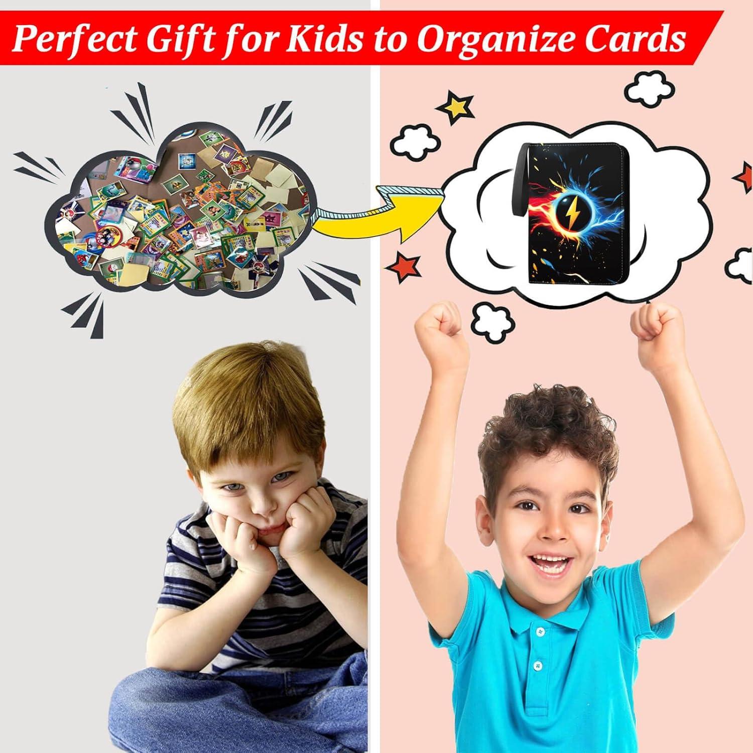 Carpeta de Cartas de Comercio Karjiang 400 Bolsillos Negra