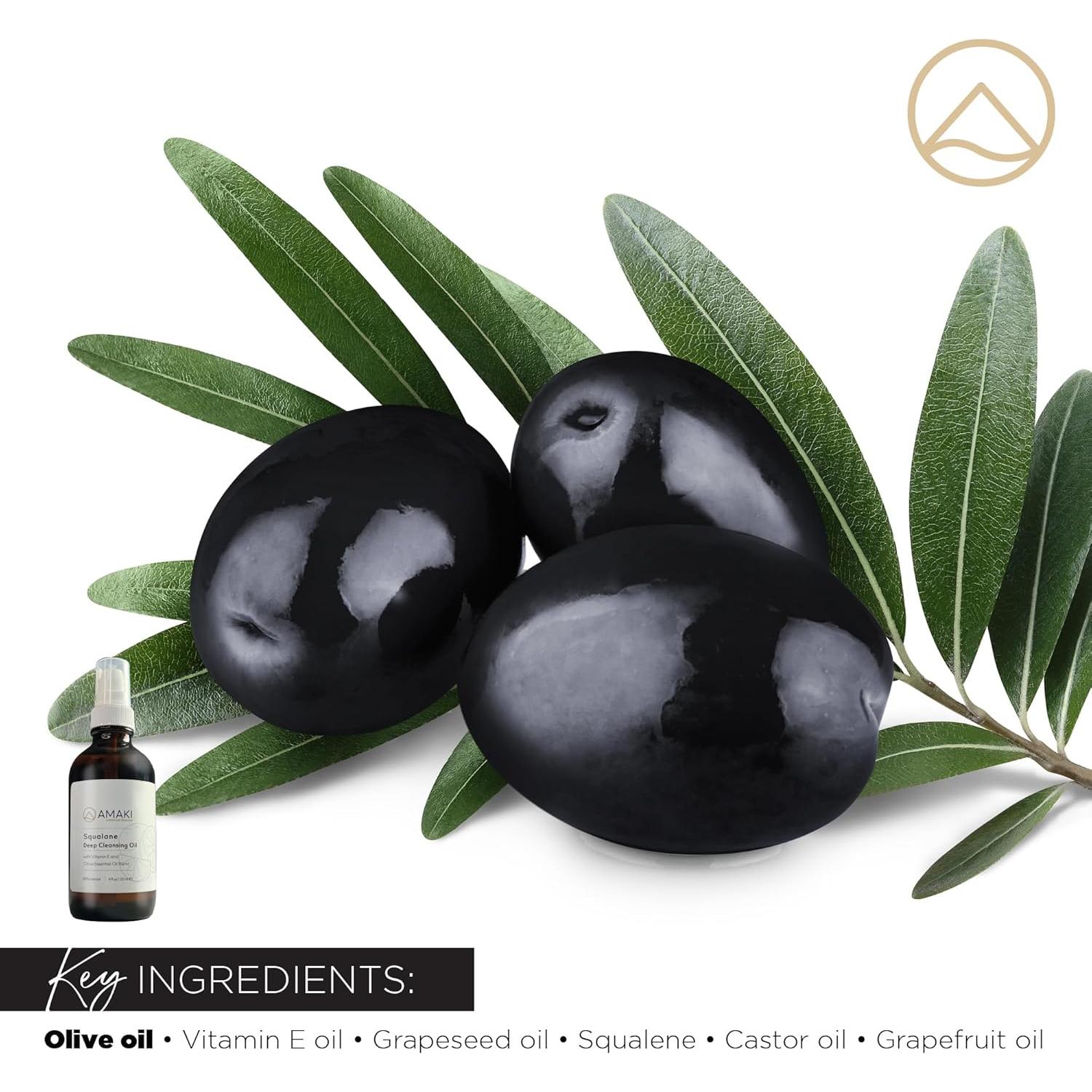 Aceite Limpiador Facial Orgánico Amaki 150ml - Desmaquillante Cítrico