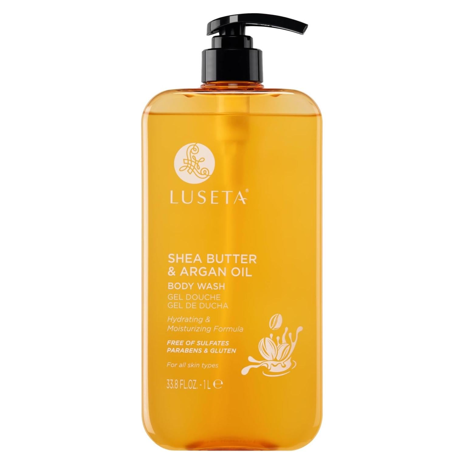 Jabón Corporal Luseta Manteca de Karité y Aceite de Argán 957ml