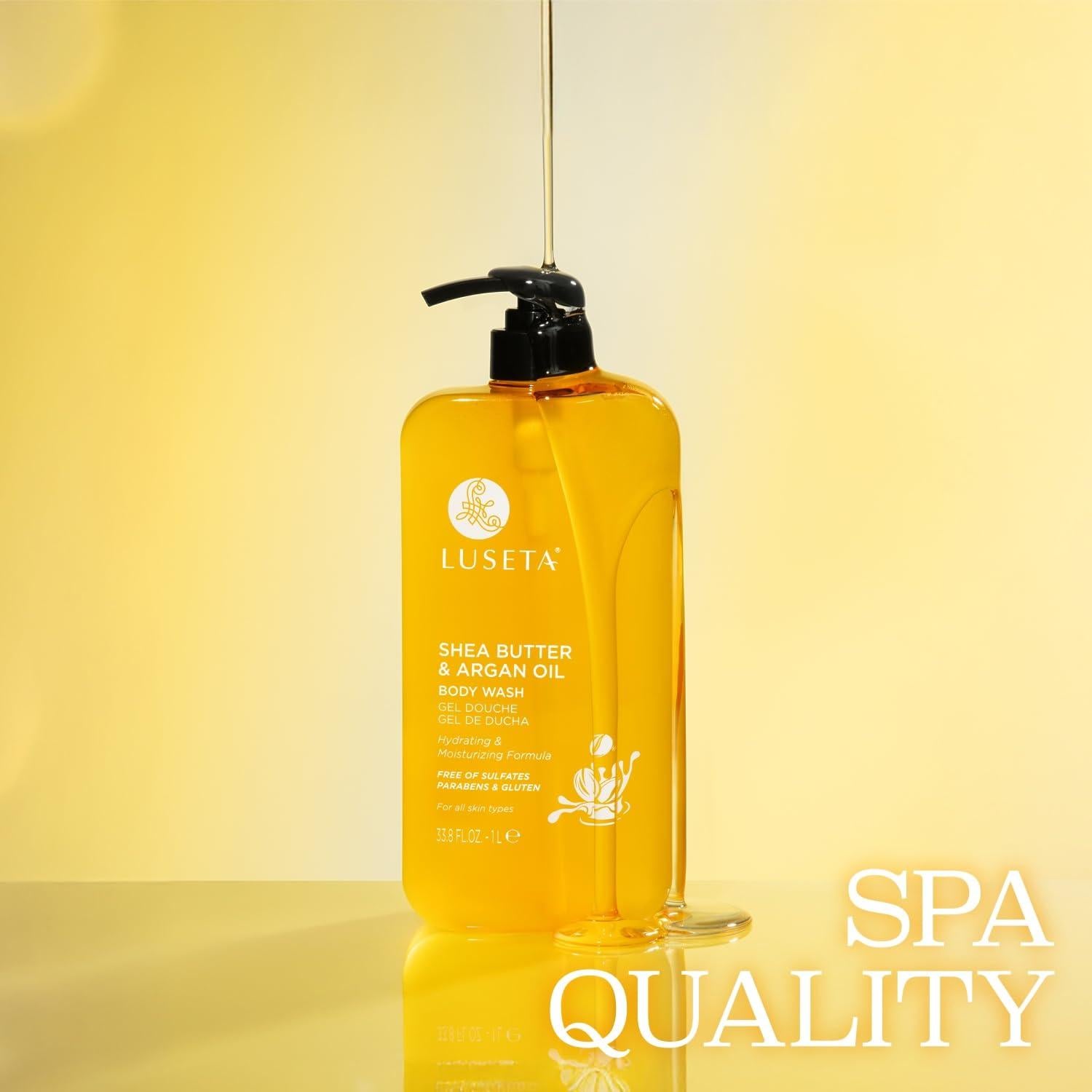 Jabón Corporal Luseta Manteca de Karité y Aceite de Argán 957ml