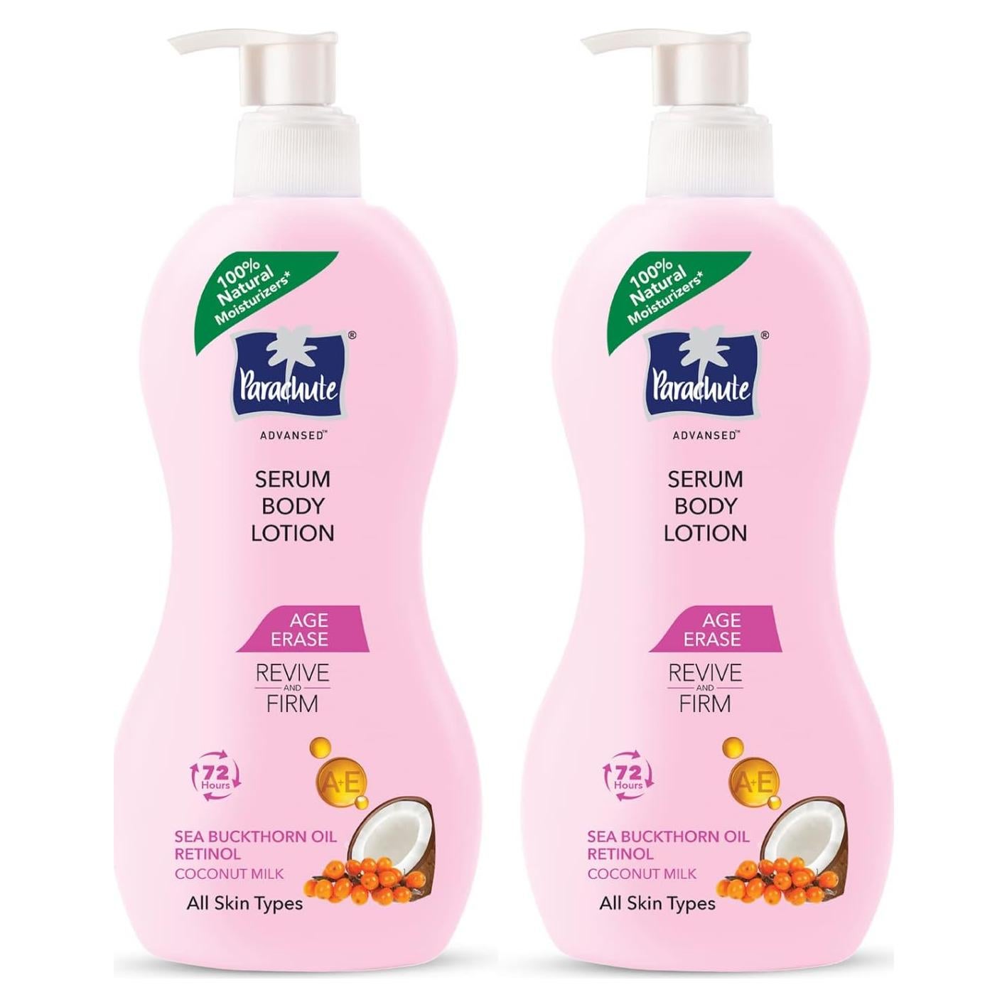 Loción Corporal Parachute Advansed 400ml Anti-edad 2 Pzas