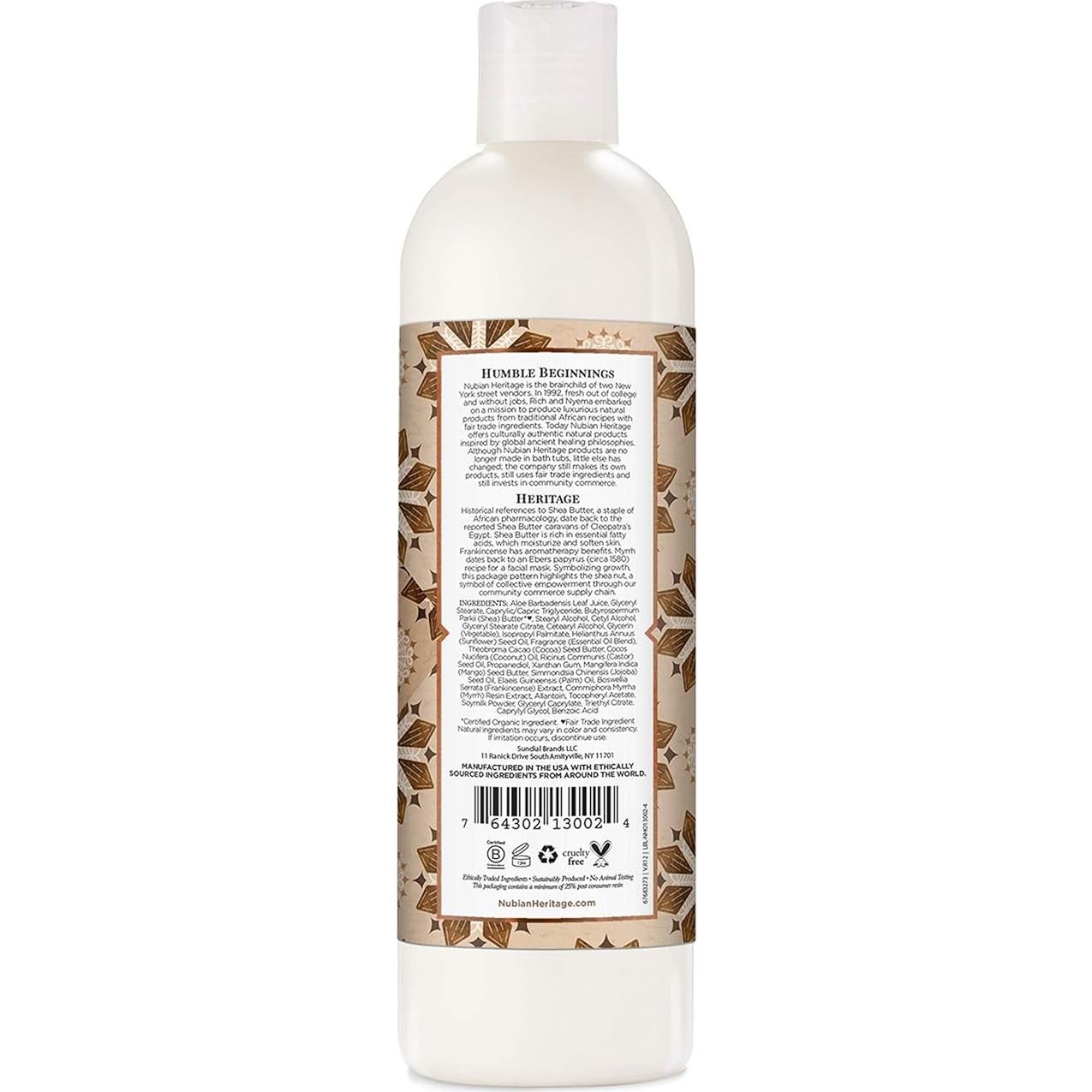 Gel de Ducha Nubian Heritage Manteca de Karité Cruda 2x13oz