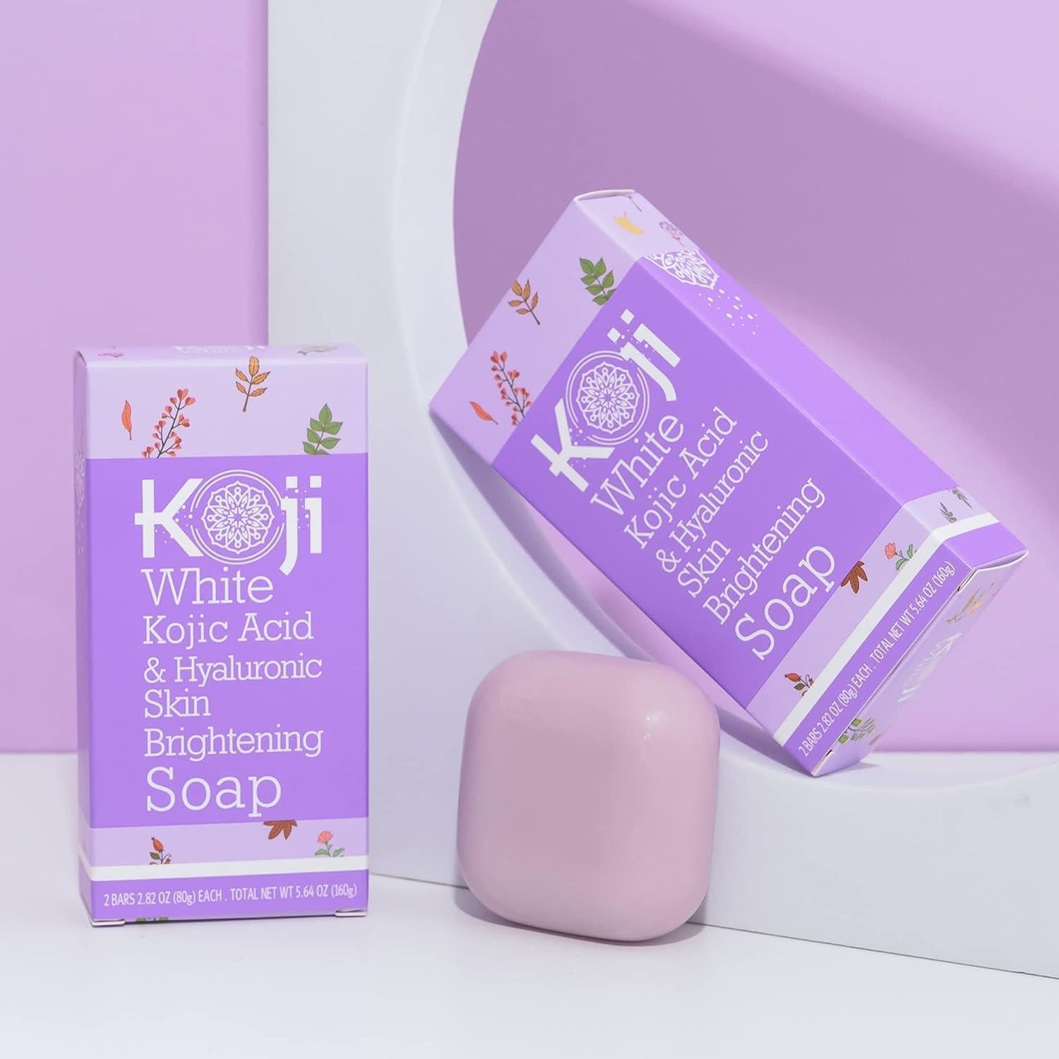 Jabón Aclarador Koji White 80g - Ácido Kójico y Hialurónico