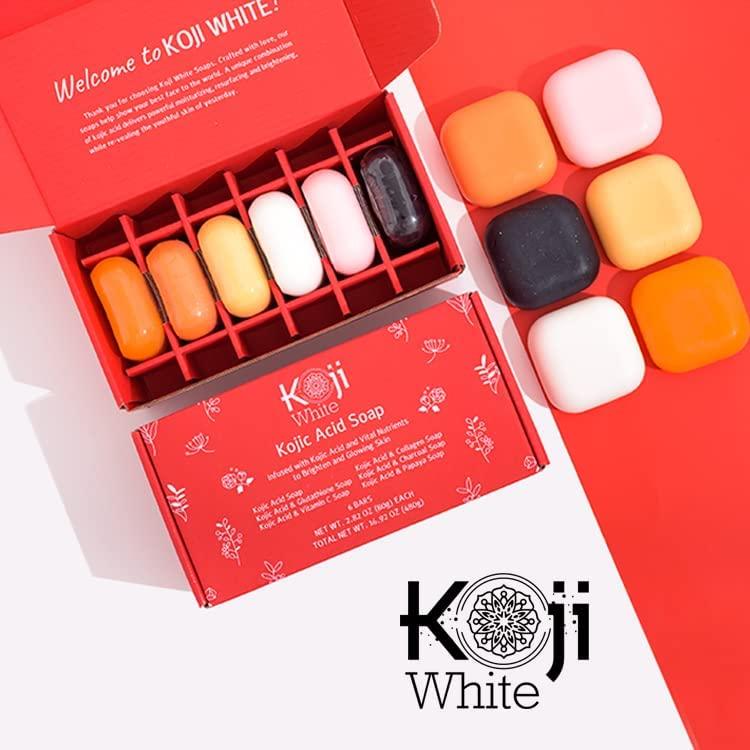 Jabón Aclarador Koji White 80g - Ácido Kójico y Hialurónico