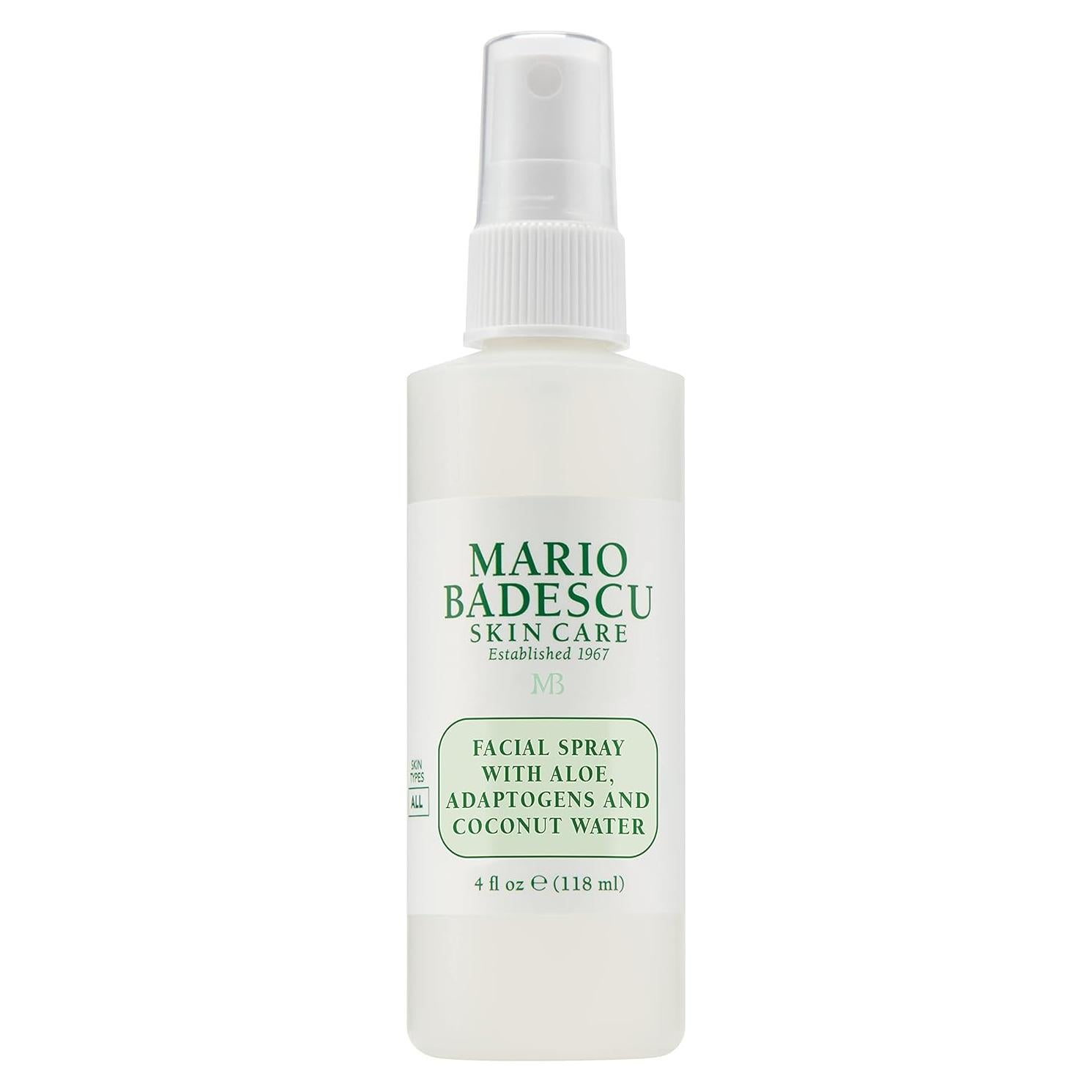 Spray Facial Fijador Mario Badescu 118 ml Hidratante Aloe Coco